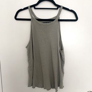 Abercrombie and fitch sage green tank top